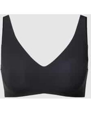 Sloggi Bralette Met Haakjessluiting, Model 'Zero Feel 2.0' - Zwart