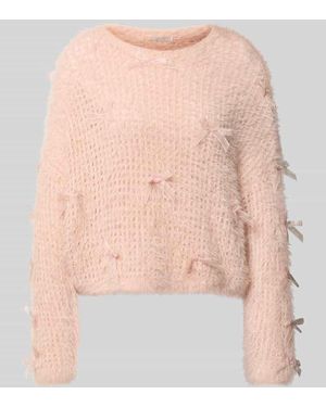 Guess Strickpullover mit Schleifen-Details - Pink