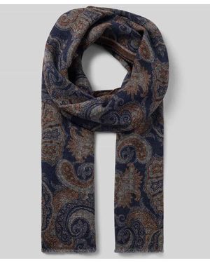 Ascot Wollschal mit Kaschmir-Anteil - Schwarz