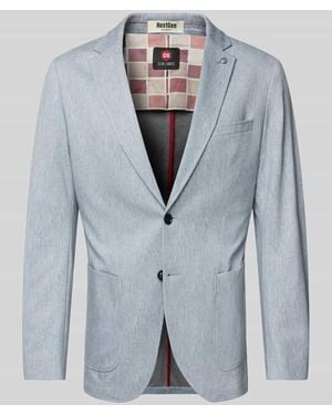 CLUB of GENTS Sakko Mit Aufgesetzten Taschen Modell 'Carter' - Grau