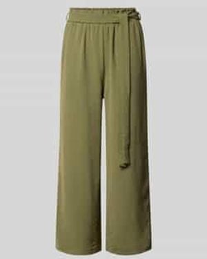 Vila Culotte Met Strikceintuur Model 'Josa' - Groen