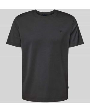 Joop! T-Shirt mit Rundhalsausschnitt und Stitching - Schwarz