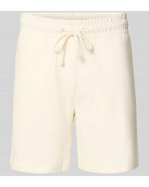 GANT Relaxed Fit Sweatshorts aus reiner Baumwolle mit Tunnelzug - Natur