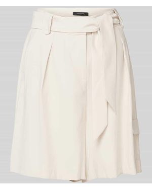 Comma, Loose Fit Shorts Mit Cargotasche - Natur