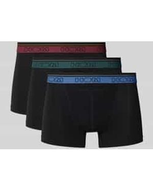 Hom Boxershort Met Label - Zwart
