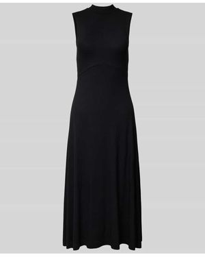 EDITED Midikleid in Ripp-Optik Modell 'Talia' - Schwarz