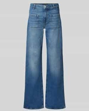 Joop! Flared Jeans Met Opgestikte Zakken, Model 'Emilia' - Blauw