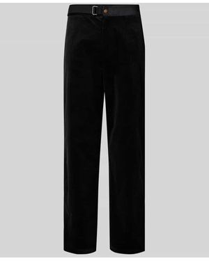 Replay Tapered Fit Cordhose mit Gürtel - Schwarz
