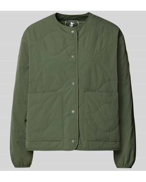 Save The Duck Steppjacke Mit Aufgesetzten Taschen Modell 'Loop' - Grün