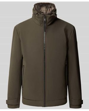 Strellson Daunenjacke mit hohem Stehkragen Modell 'Lucca' - Grün