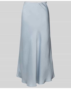 DRYKORN Midirock Aus Satin Mit Elastischem Bund Modell 'Ura' - Blau