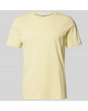 ARMEDANGELS T-Shirt Mit Rundhalsausschnitt Modell 'Jaames' - Gelb