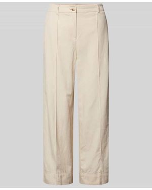 Opus Culotte mit Eingrifftaschen Modell 'Meeri breath' - Natur