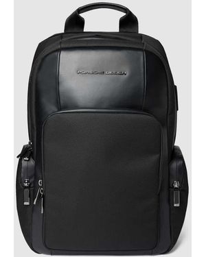 Porsche Design Rucksack Mit Reißverschlusstaschen - Schwarz