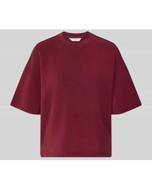 SELECTED Oversized Sweatshirt aus Modal-Mix Modell ''TENNY'' - Rot
