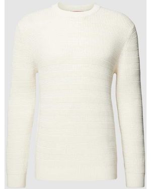 Esprit Strickpullover mit Streifenmuster - Natur