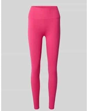 Fabletics Legging Met Elastische Band En Labeldetail - Roze