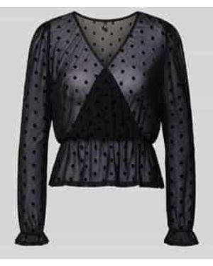 ONLY Blouses Lange Mouw - Zwart