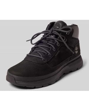 Timberland Sneaker aus echtem Leder Modell 'Trekker' - Schwarz