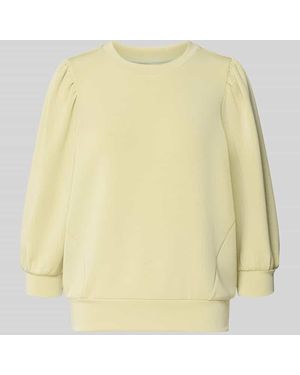 SELECTED Regular Fit Sweatshirt aus Modal-Mix Modell 'TENNY' - Gelb