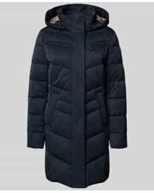 GIL BRET Gewatteerde Jas Met Capuchon - Blauw