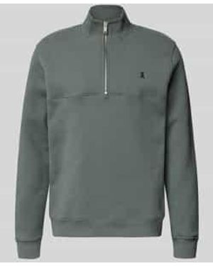 ARMEDANGELS Regular Fit Schipperstrui Van Puur Katoen, Model 'Waarlo Fleece' - Grijs