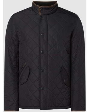 Barbour Steppjacke mit Pattentaschen Modell 'Powell' - Schwarz