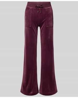 Juicy Couture Low Rise Sweatpants Mit Aufgesetzten Taschen Modell 'Layla' - Rot