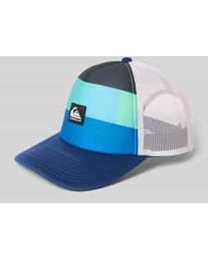 Quiksilver Baseballpet Met Labeldetail - Blauw