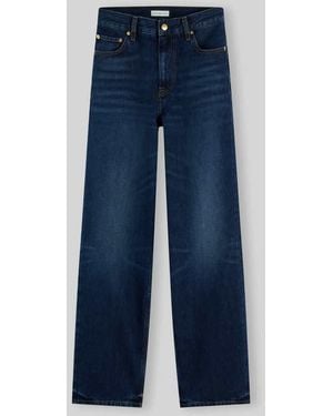Tommy Hilfiger Straight Fit Jeans aus reiner Baumwolle - Blau