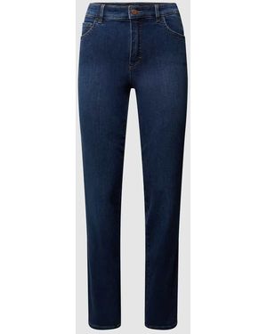 ROSNER Slim Fit Jeans Mit Stretch-Anteil Modell 'Audrey1' - Blau