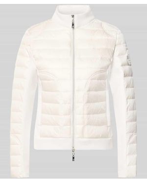 Monari Regular Fit Steppjacke aus Polyamid mit Neopren - Weiß