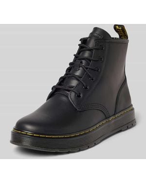 Dr. Martens Boots aus Leder mit Label-Detail Modell 'Brookline Chukka' - Schwarz