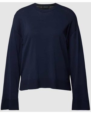 ARMANI EXCHANGE Strickpullover mit Rundhalsausschnitt - Blau