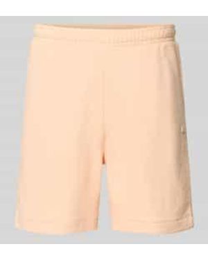 Lacoste Regular Fit Sweatshorts Van Puur Katoen - Naturel