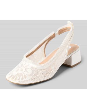 Steve Madden Brautschuhe aus floraler Spitze Modell 'SMITTEN' - Natur