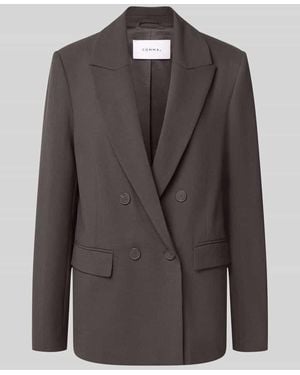 Comma, Oversized Blazer mit Reverskragen - Mehrfarbig