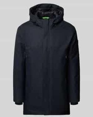BOSS Regular Fit Parka Van Waterdicht Materiaal, Model 'Hexatech' - Blauw