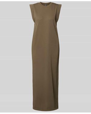 Pieces Regular Fit Sweatkleid aus Baumwoll-Mix Modell 'CHILLI SUMMER' - Grün