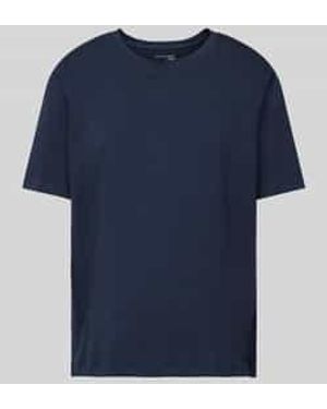 Schiesser T-shirt Met Ronde Hals - Blauw