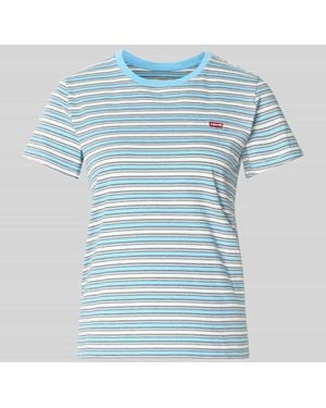Levi's T-Shirt mit Label-Patch PERFECT TEE - Blau