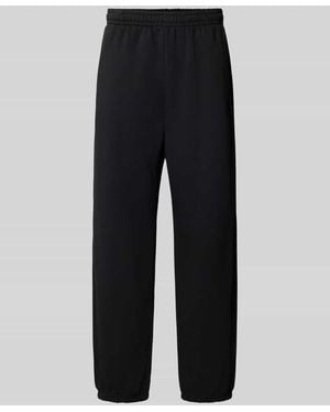 Urban Classics Straight Fit Sweatpants aus Baumwoll-Mix mit Eingrifftaschen - Schwarz