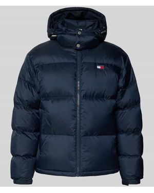 Tommy Hilfiger Regular Fit Steppjacke mit Daunen-Feder-Füllung Modell 'ALASKA' - Blau