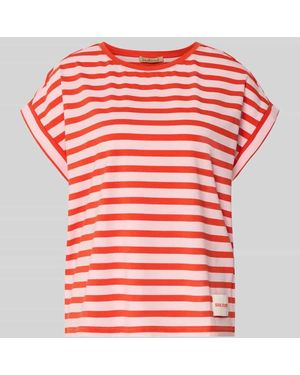 Smith & Soul Oversized T-Shirt mit Label-Detail - Pink