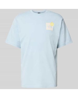 The North Face T-Shirt mit Label-Print - Blau