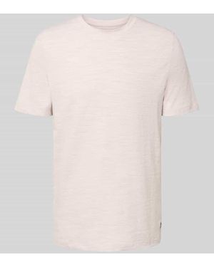 S.oliver Regular Fit T-Shirt aus Baumwoll-Mix - Natur