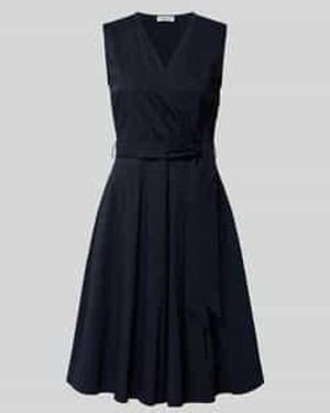 MORE&MORE Jurk Met V-Hals - Blauw
