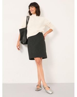 FatFace Fatface Jess Tweed Mini Skirt - Natural