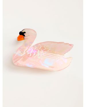 FatFace Swan Claw Clip - Pink