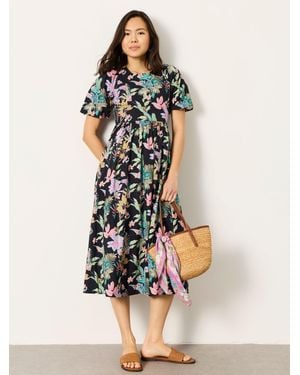 FatFace Fatface Bria Midi Dress - Black